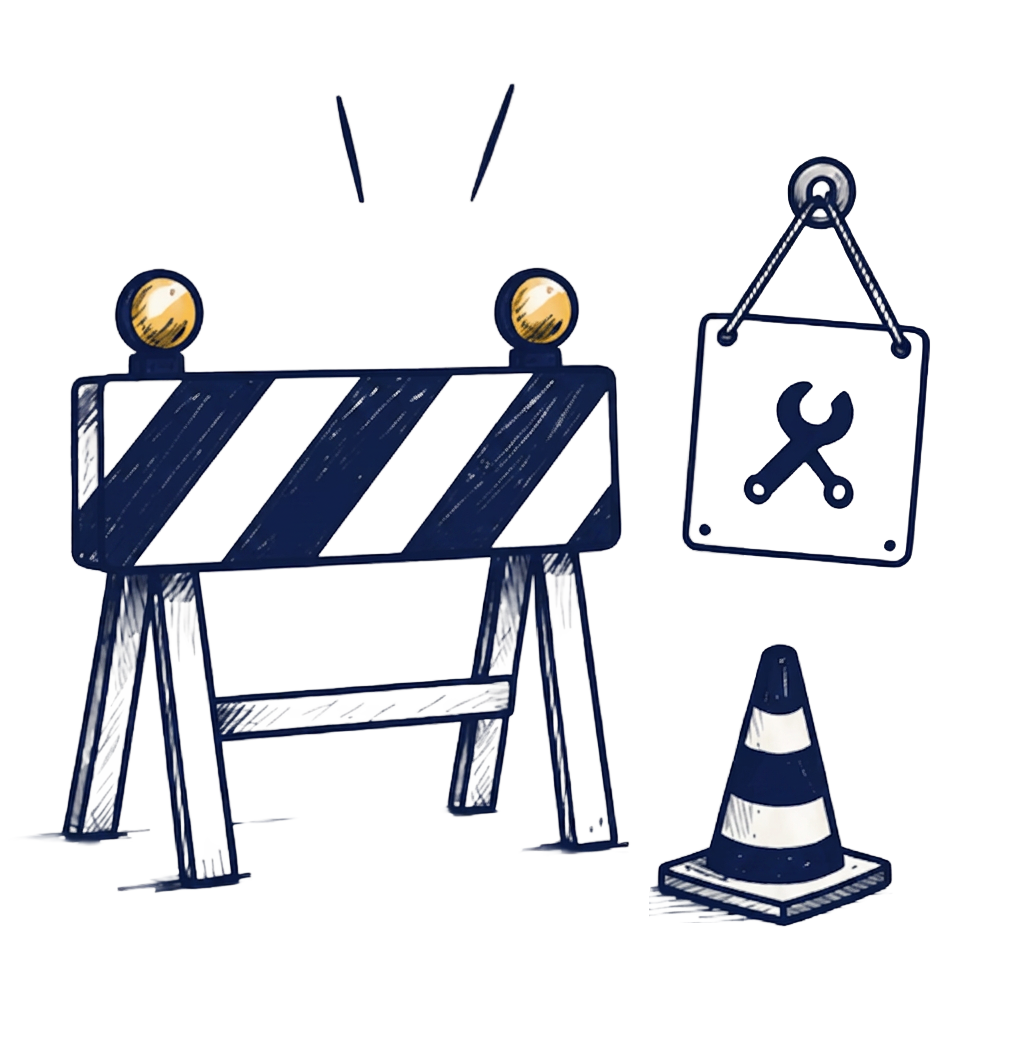 Baustellen-Illustration